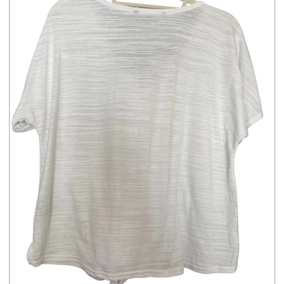 Zac & Rachel White V-Neck Button-Down Women's Top NWOT - Picture 3 of 7